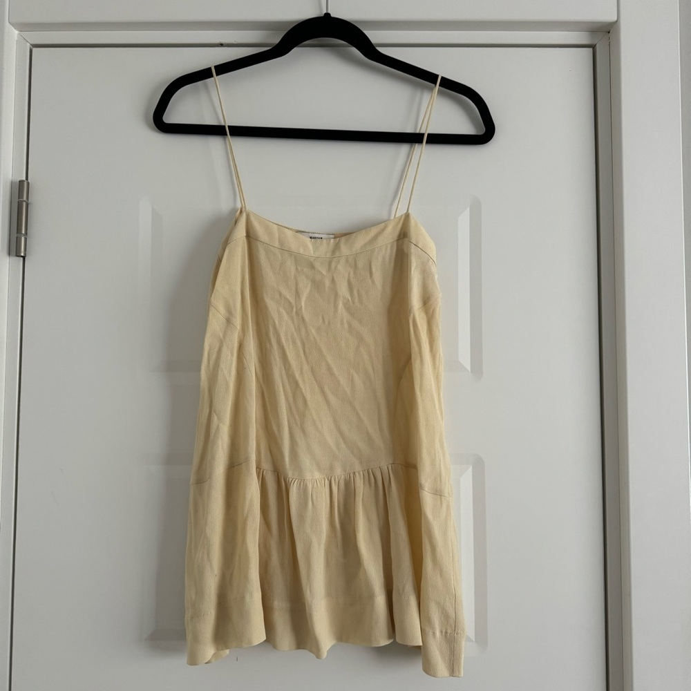 maryam nassir zadeh peplum top - s